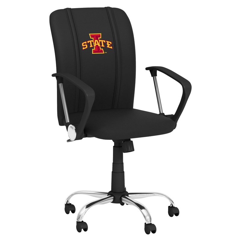 Curve Task Chair with Iowa State Cyclones Logo
