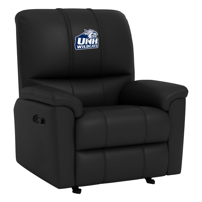Rocker Recliner with New Hampshire Wildcats Logo