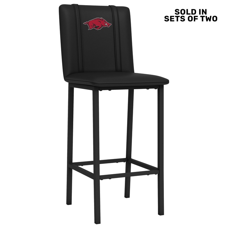 Bar Stool 500 with Arkansas Razorbacks Logo Set of 2