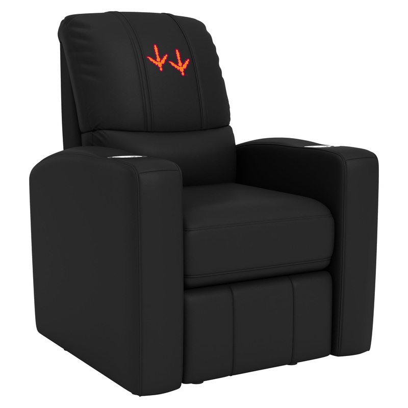 Stealth Recliner with Virginia Tech Hokies Feet Logo