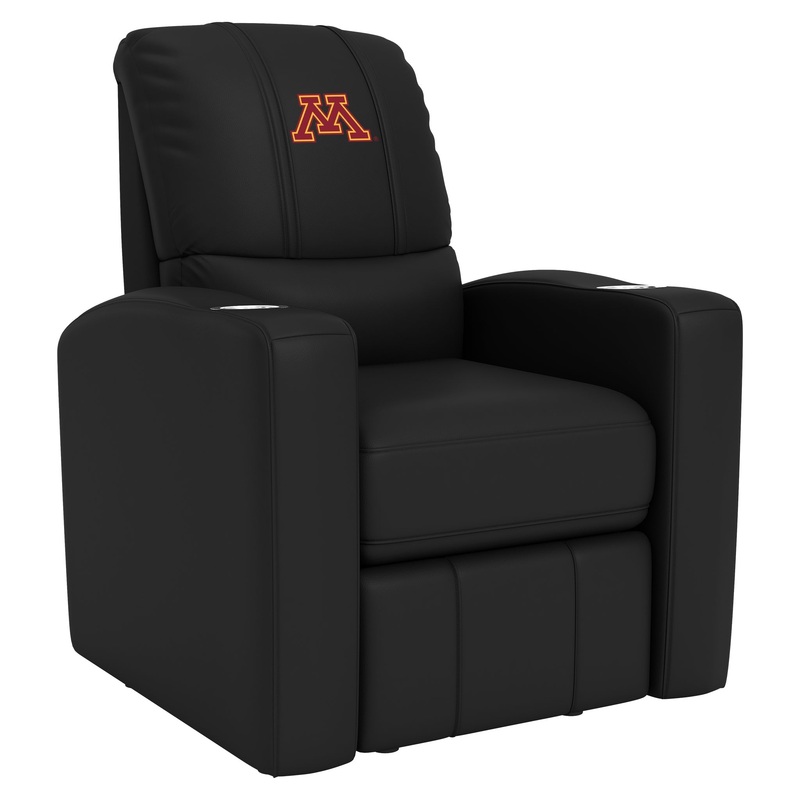 Stealth Recliner with Minnesota Golden Gophers Primary Logo