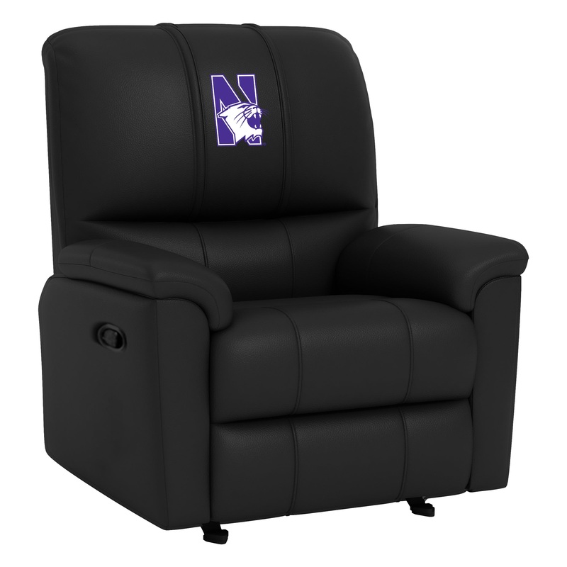 Rocker Recliner with Northwestern Wildcats Logo