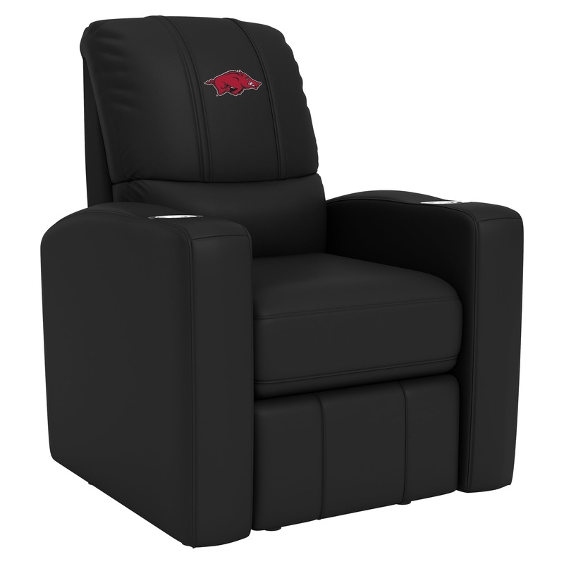 Stealth Recliner with Arkansas Razorbacks Logo