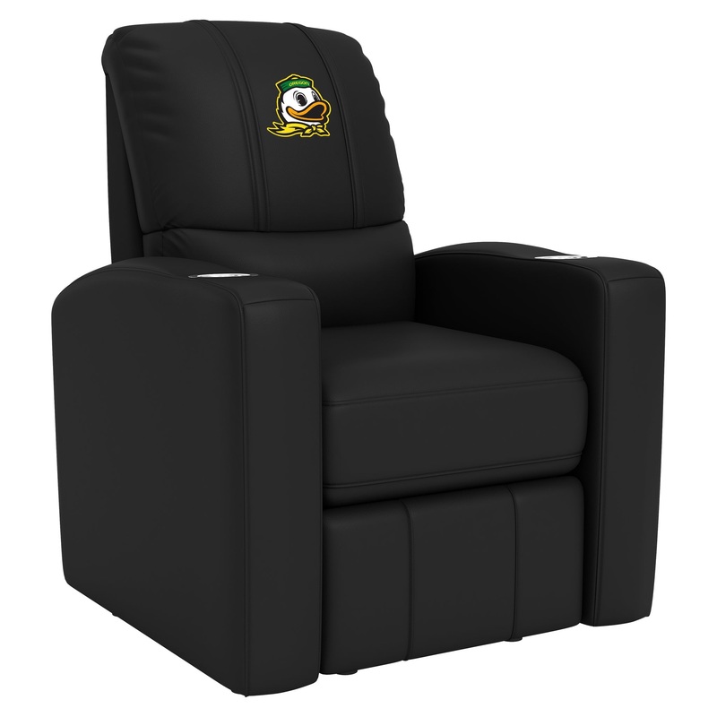Stealth Recliner with Oregon Ducks Mascot Logo
