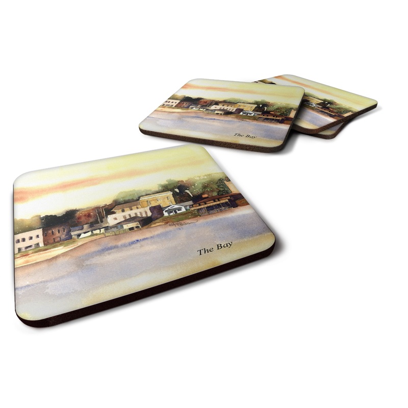 The Pass Coasters - Set of 4 Lightweight Foam, Absorbent Drink Coasters