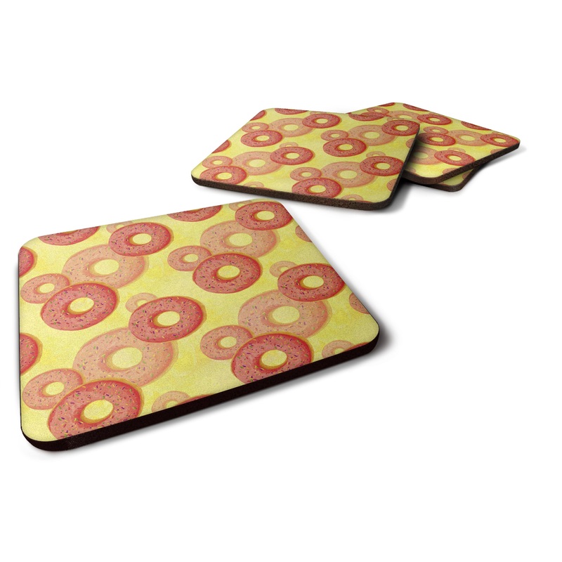 Watercolor Just Donuts Foam Coaster  BB7561FC
