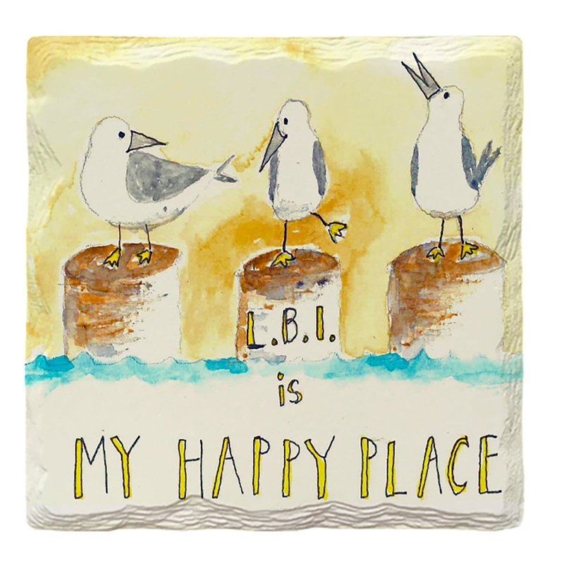 Seagulls Happy Place | Drink Coaster Set