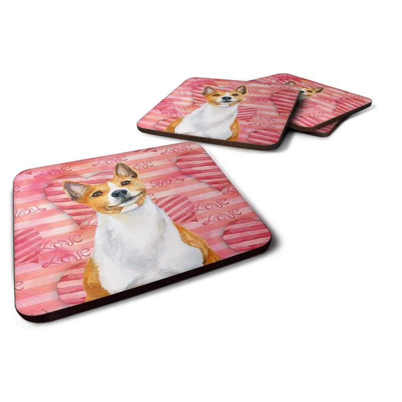 Basenji Love Foam Coaster  BB9779FC