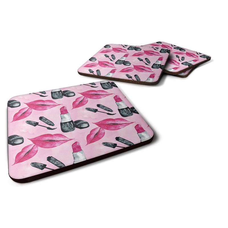 Watercolor Diva Lipstick  Foam Coaster  BB7501FC