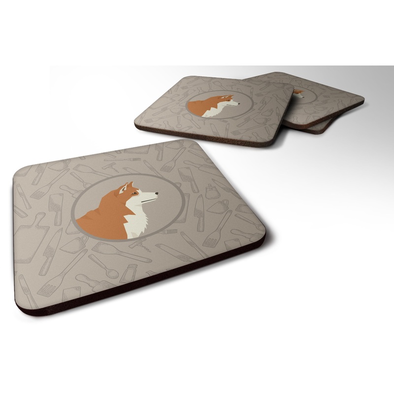 Akita In the Kitchen Foam Coaster  CK2159FC