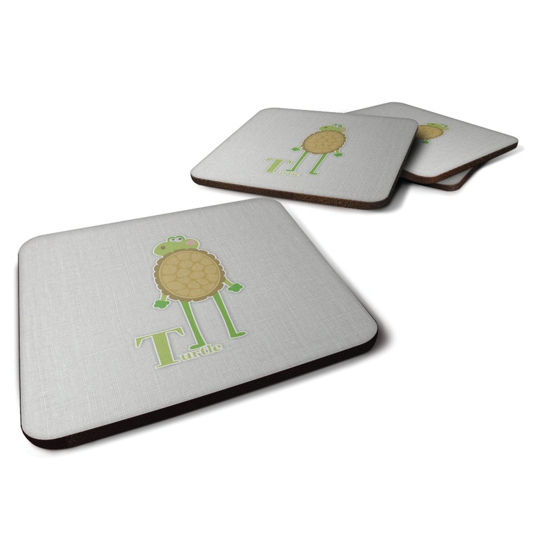 Alphabet T for Turtle Foam Coaster  BB5745FC