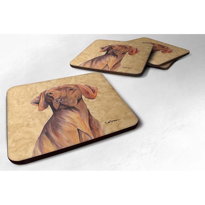 Vizsla Coasters - Set of 4 Lightweight Foam, Absorbent Drink Coasters