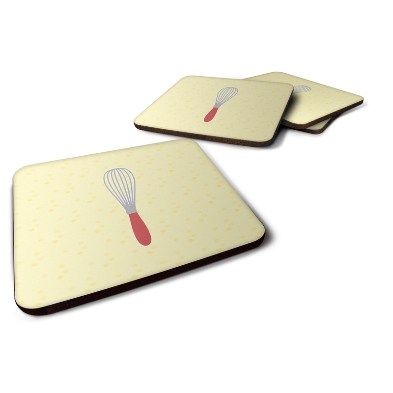 Wisk on Yellow Foam Coaster  BB7287FC