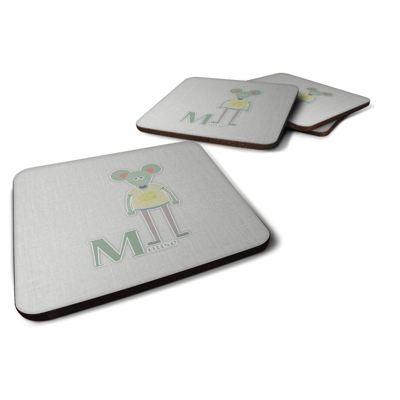 Alphabet M for Mouse Foam Coaster  BB5738FC
