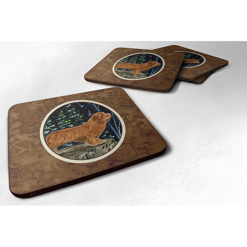 Sussex Spaniel Coasters - Set of 4 Lightweight Foam, Absorbent Drink Coasters