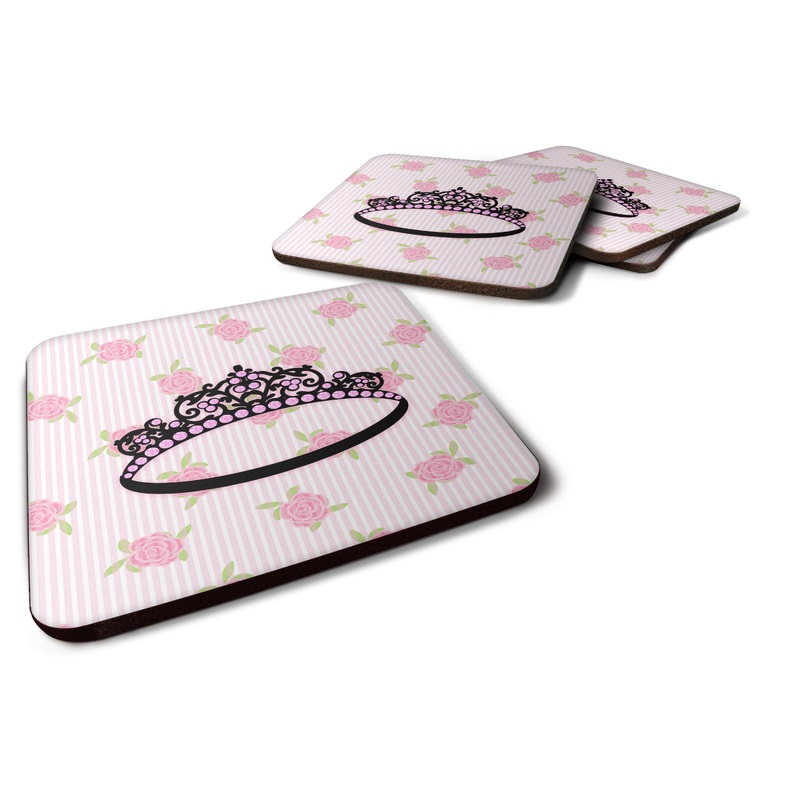 Ballerina Tiara Sparkles Foam Coaster  BB5159FC