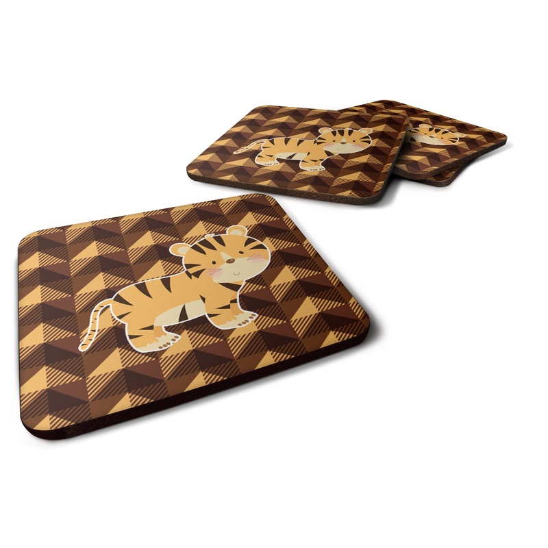 Tiger Foam Coaster  BB7029FC