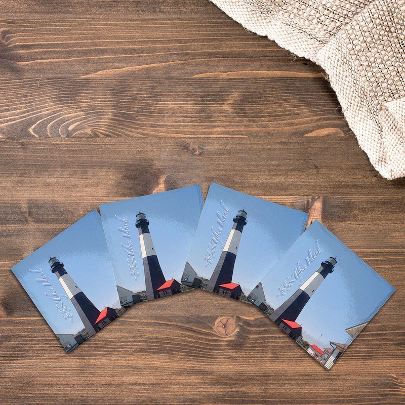 Tybee Island Lighthouse, Georgia |Drink Coaster Set