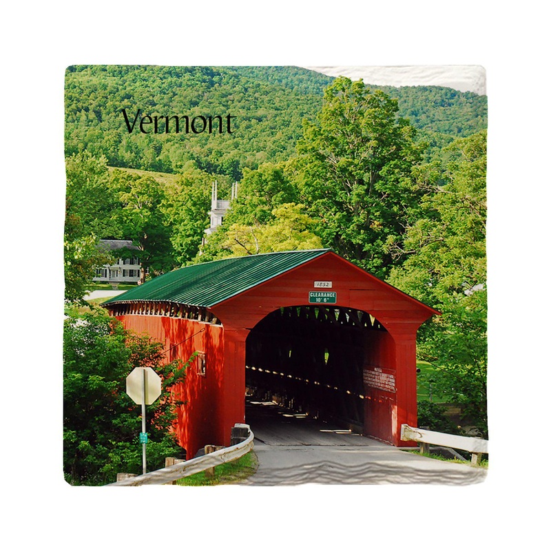 Vermont Covered Bridge Coaster Set