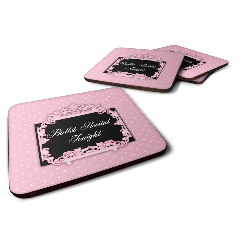 Ballerina Ballet Recital Tonight Foam Coaster  BB5152FC