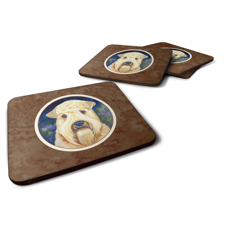 Wheaten Terrier Soft Coated Foam Coaster  7254FC