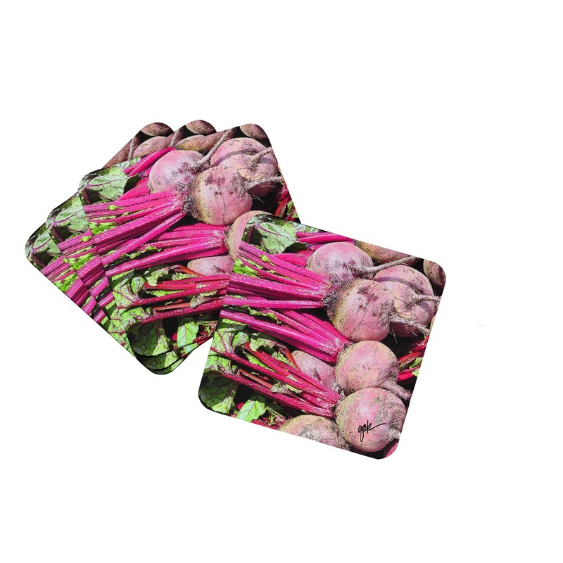 Beets by Gary Kwiatek Foam Coaster