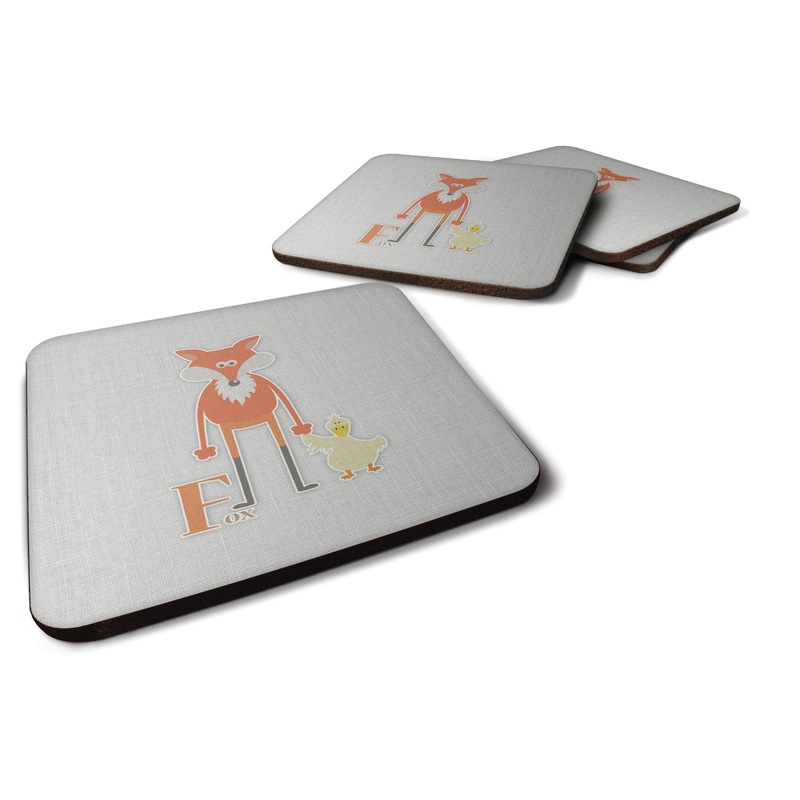 Alphabet F for Fox Foam Coaster  BB5731FC