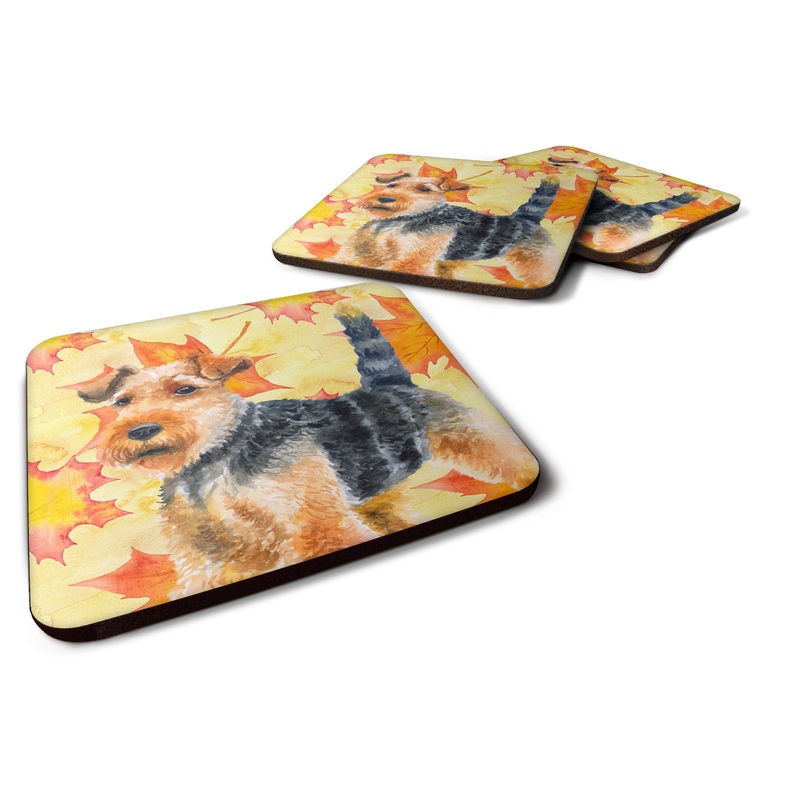 Welsh Terrier Fall Foam Coaster  BB9961FC