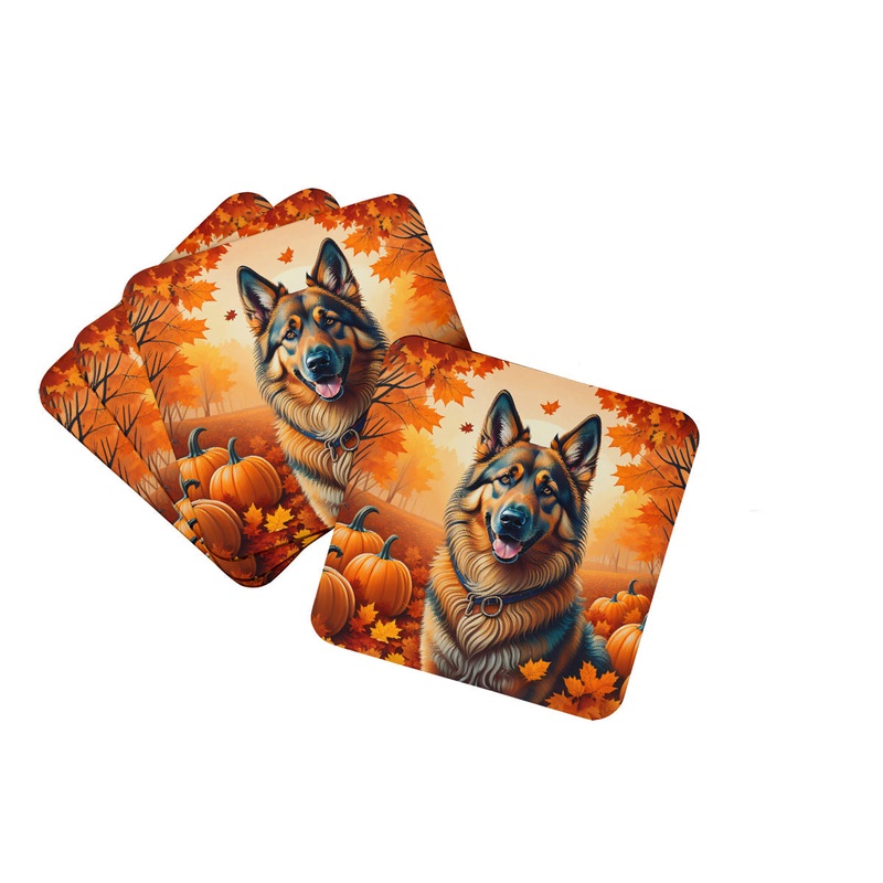 Belgian Tervuren Fall Foam Coaster