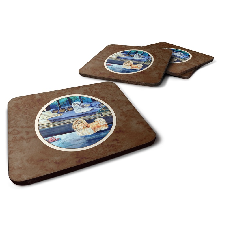 Shih Tzu Double Trouble Foam Coaster  7082FC