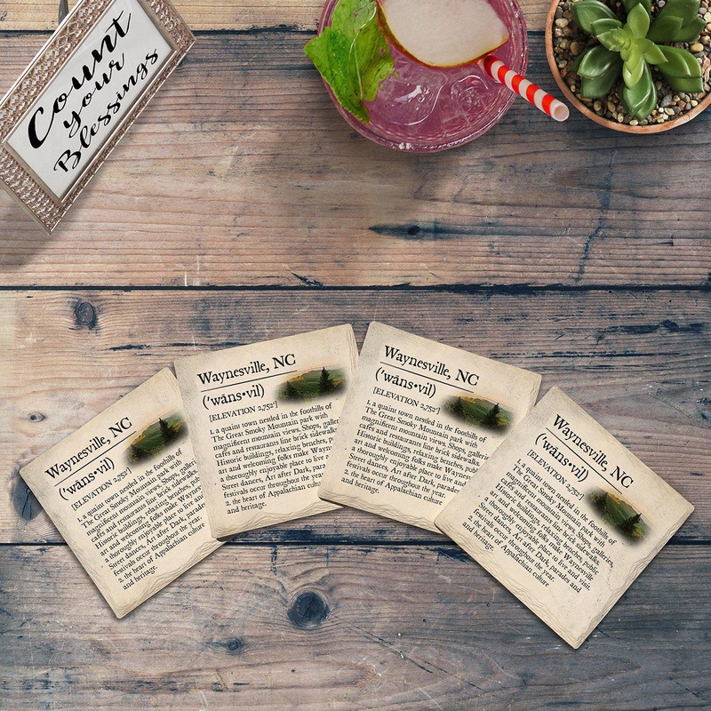 Waynesville, North Carolina Definition |Drink Coaster Set