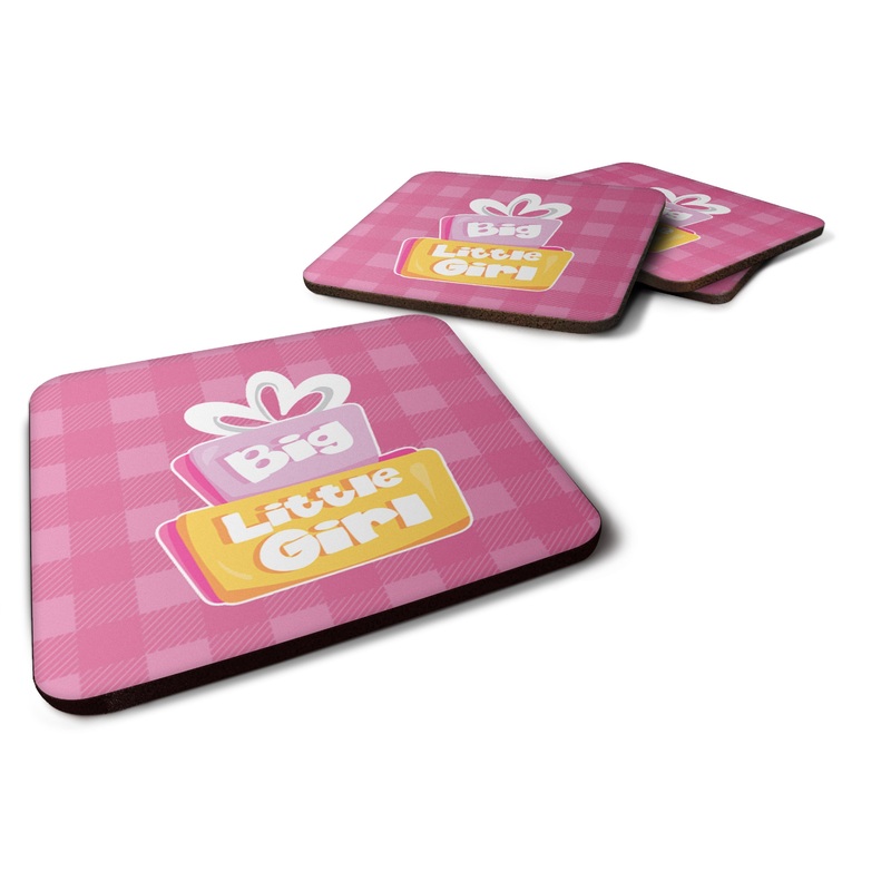 Big Little Girl Foam Coaster  BB6826FC