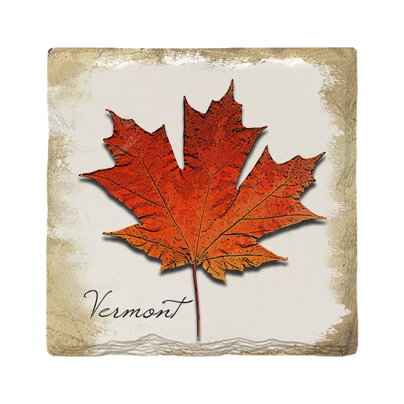 Vermont Maple Leaf Coaster Set