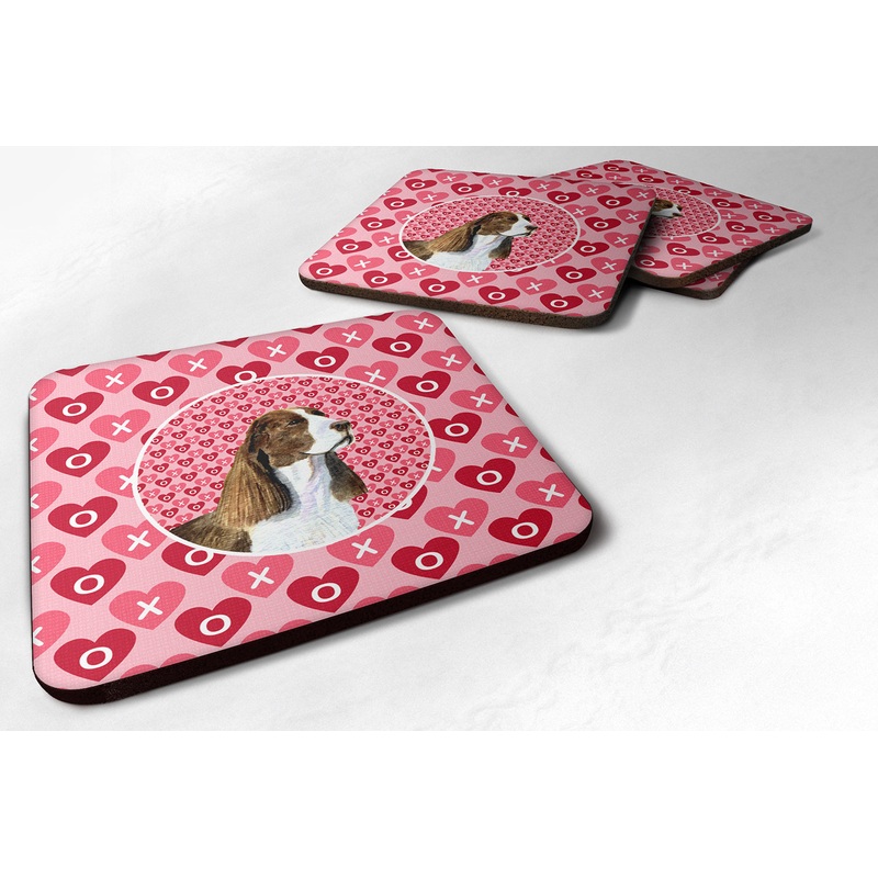 Springer Spaniel  Coasters - Set of 4 Lightweight Foam, Absorbent Drink Coasters