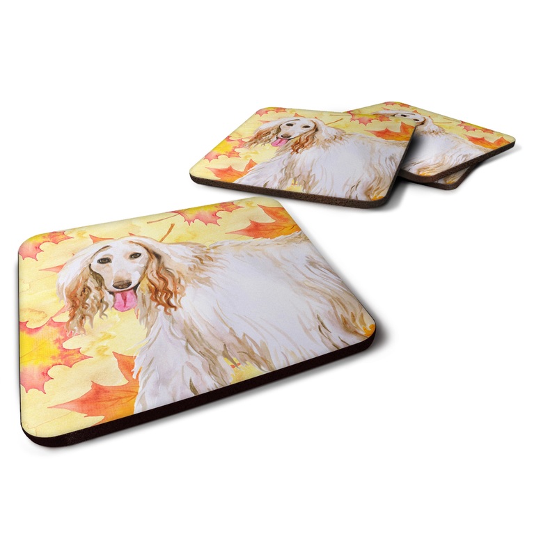 Afghan Hound Fall Foam Coaster  BB9963FC