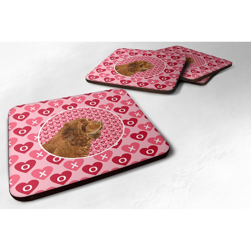 Sussex Spaniel  Coasters - Set of 4 Lightweight Foam, Absorbent Drink Coasters