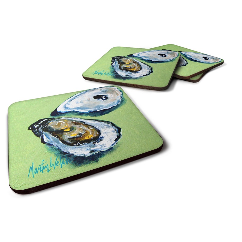 Two Shells Oyster Foam Coaster  MW1361FC