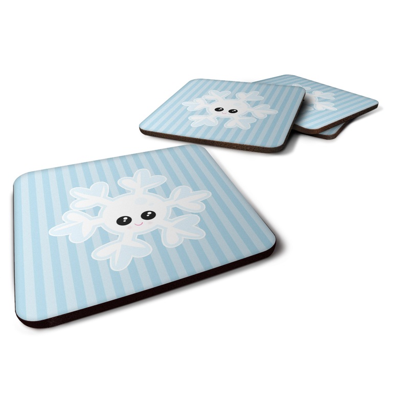 Weather Snowflake Face Foam Coaster  BB7149FC