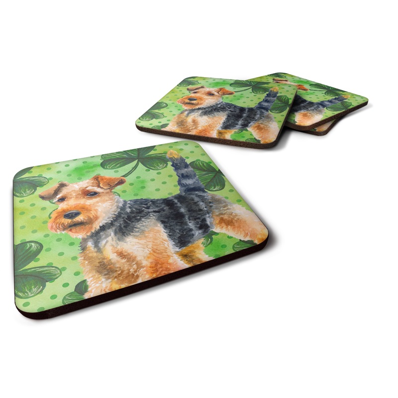 Welsh Terrier St Patrick's Foam Coaster  BB9874FC