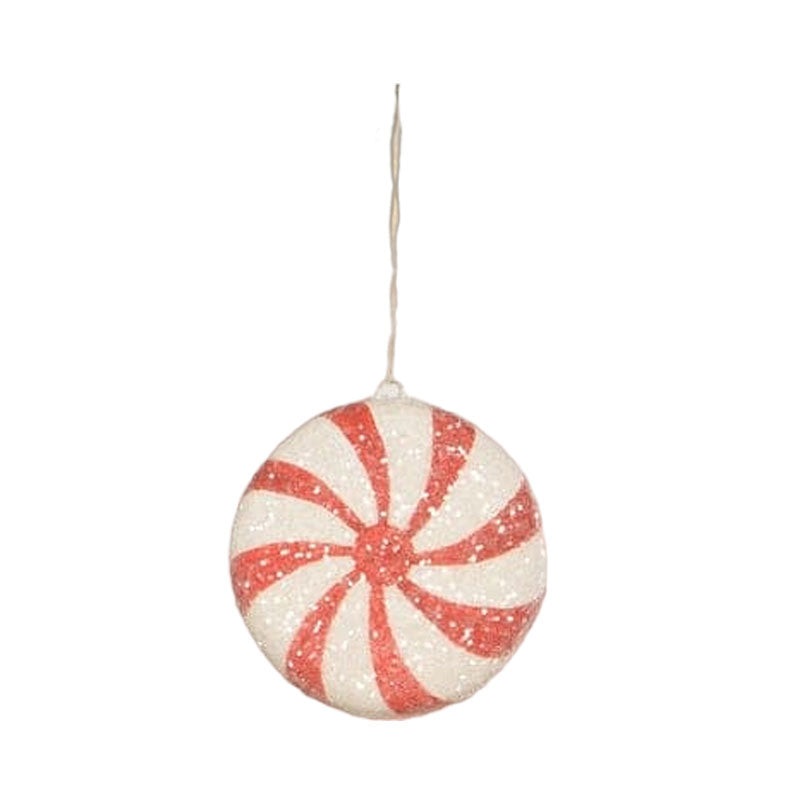 Red Peppermint Ornament by Bethany Lowe Designs