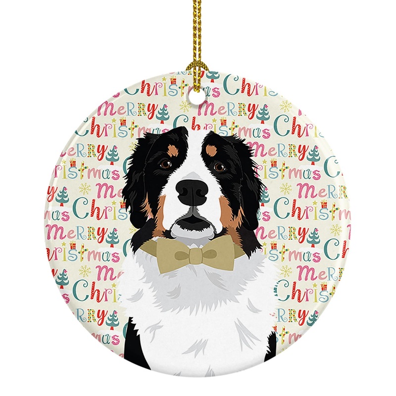 Bernese Mountain Dog #2 Christmas Ceramic Ornament