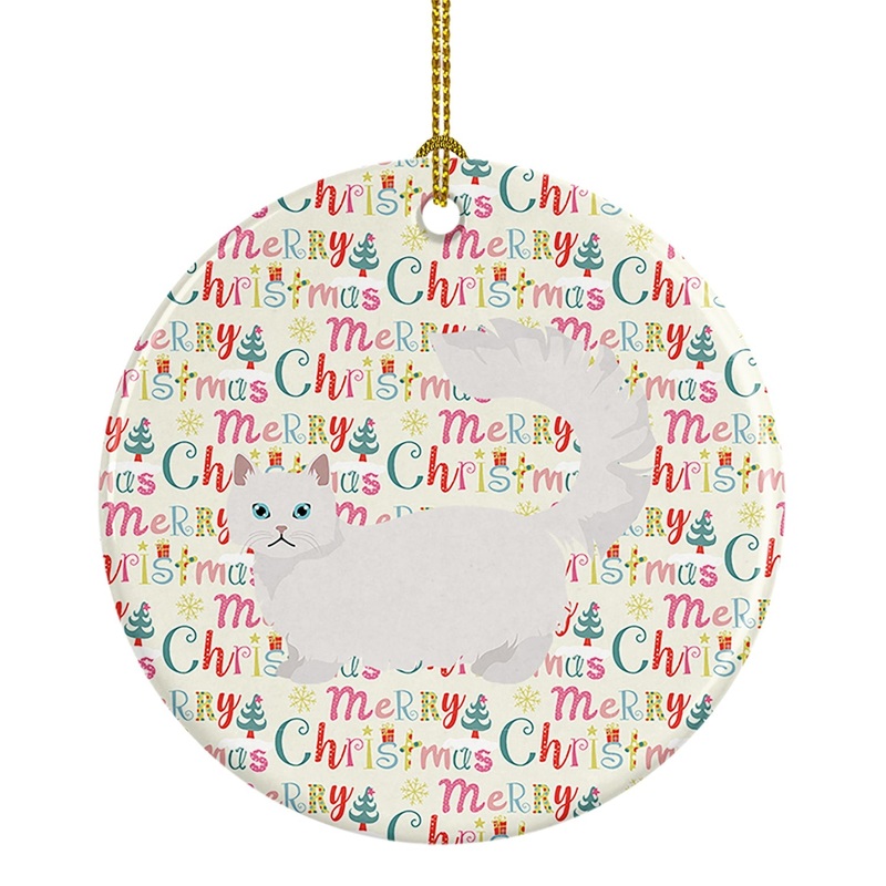 Napoleon #1 Cat Christmas Ceramic Ornament