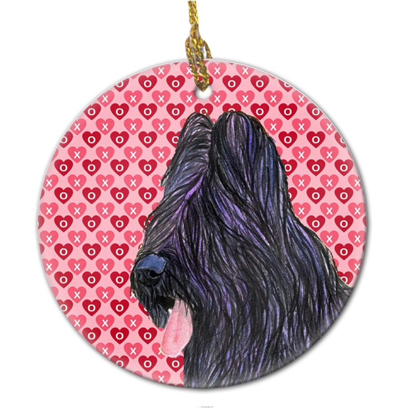 Briard Ceramic Ornament