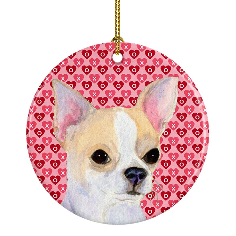 Chihuahua  Ceramic Ornament