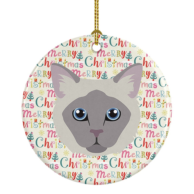 Owyhee Bob Cat Christmas Ceramic Ornament