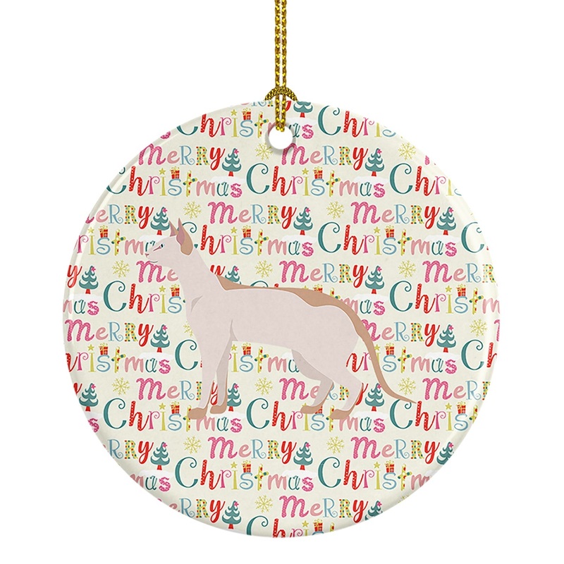 Colorpoint Shorthair #3 Cat Christmas Ceramic Ornament