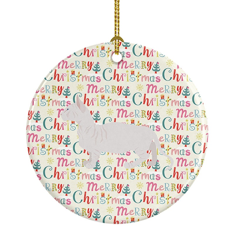 Bambino #2 Cat Christmas Ceramic Ornament