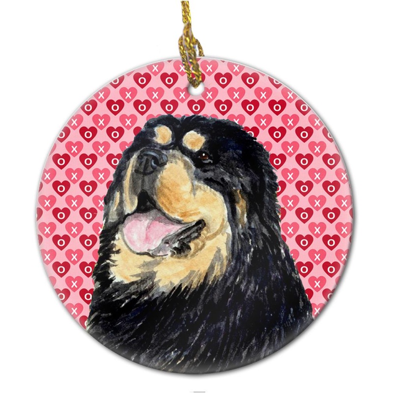 Tibetan Mastiff  Ceramic Ornament