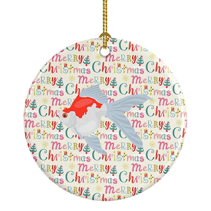 Tamasaba Goldfish Christmas Ceramic Ornament