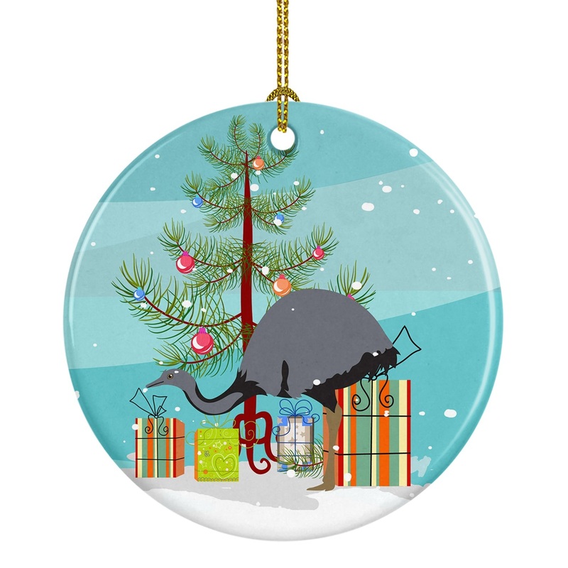 Rhea  Christmas Ornament - Round Ceramic Ornament  Artist-Designed Keepsake Decoration BB9290CO1
